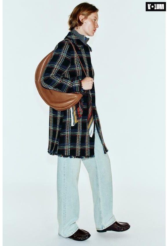 MANTEAU STRUCTURE CARREAUX