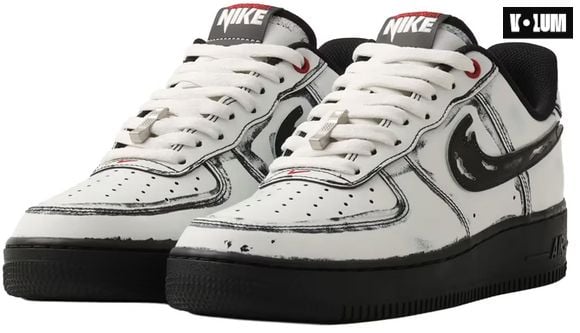 Ghostface en inspiration pour cette Air Force 1