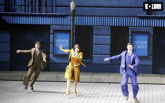 La troupe de Singing in the Rain au Lido