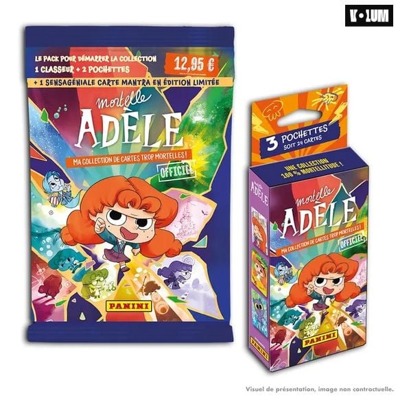 185 cartes à collectionner Mortelle Adèle