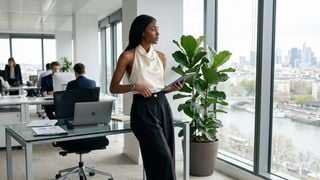 Zara lance le pantalon palazzo noir le plus sophistiqué et élégant que nous porterons cet automne avec des chaussures à talons