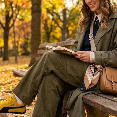 Les nouvelles Puma couleur "poussin" sont la tendance phare de septembre 2026 : elles apportent légèreté et élégance aux looks ternes de l'automne