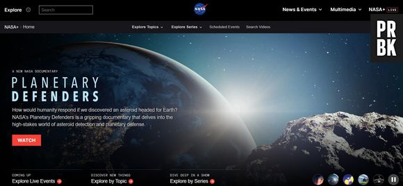 Home de NASA Plus