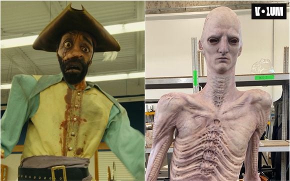 Pirate Clark et Offspring, les deux personnages horrifiques qu'incarnent Robert Bobroczkyi