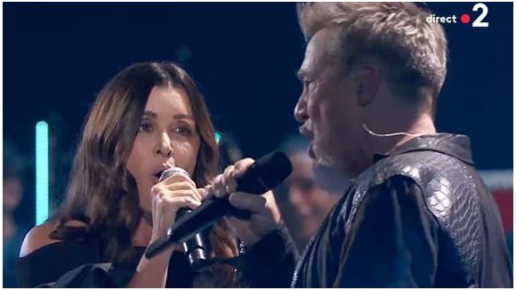 Jenifer et Florent Pagny en duo pour Johnny
