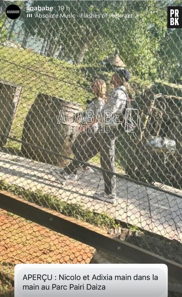 Adixia et Nicolo ont été aperçus ensemble.