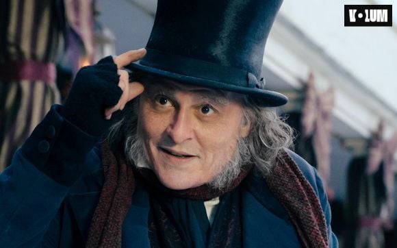 Johnny Depp grimé en Scrooge