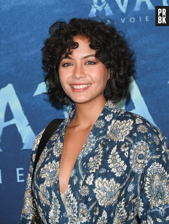 Vaimalama Chaves (Miss France 2019) à la première du film "Avatar: La Voie de l'Eau" au cinéma Le Grand Rex à Paris, le 13 décembre 2022. © Guirec Coadic/Bestimage