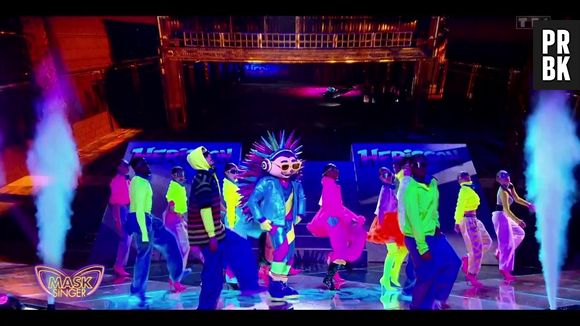 Le Hérisson sur le plateau de Mask Singer le 1er mai 2026, sur TF1.