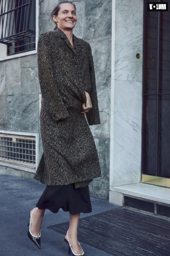 MANTEAU LONG ANIMAL PRINT ZW COLLECTION