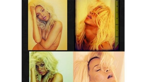 Rihanna enlève le haut pour son parfum "Nude"