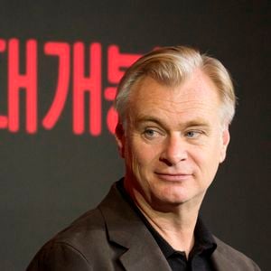 Christopher Nolan, Aug 3, 2026 : Director Christopher Nolan at a press conference for the new movie "The Odyssey" in Seoul, South Korea. (Photo by Lee Jae-Won/AFLO) / Bestimage