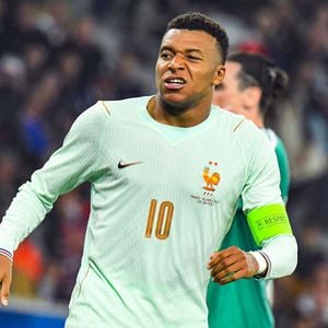 Kylian Mbappe (France) - Les Bleus ont remporté leur dernier match de préparation contre l'Irlande du Nord (3-1) à Lille, grâce à un triplé de M. Olise le 8 juin 2026. © Laptiste/PsnewZ/Bestimage