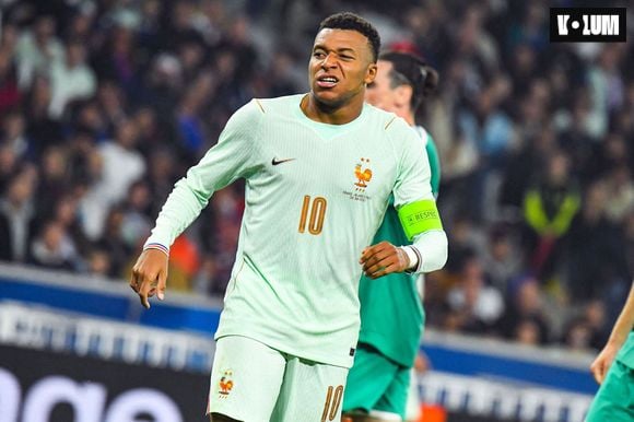 Kylian Mbappe (France) - Les Bleus ont remporté leur dernier match de préparation contre l'Irlande du Nord (3-1) à Lille, grâce à un triplé de M. Olise le 8 juin 2026. © Laptiste/PsnewZ/Bestimage