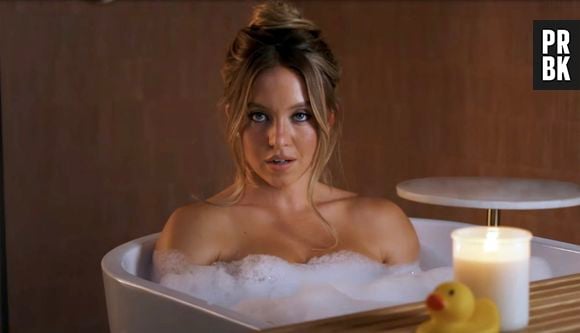 Sydney Sweeney dans une drôle de pub pour un gel douche