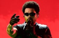 The Weeknd en concert à Rio de Janeiro.