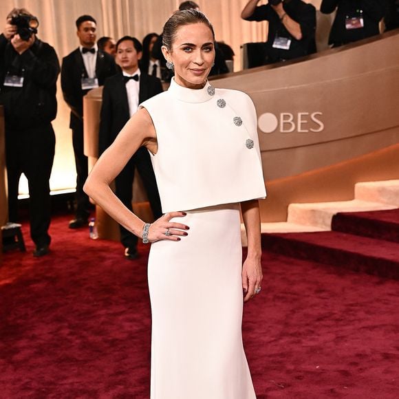 Emily Blunt - Arrivées à la 83ème cérémonie des Golden Globes à Los Angeles le 11 janvier 2026.