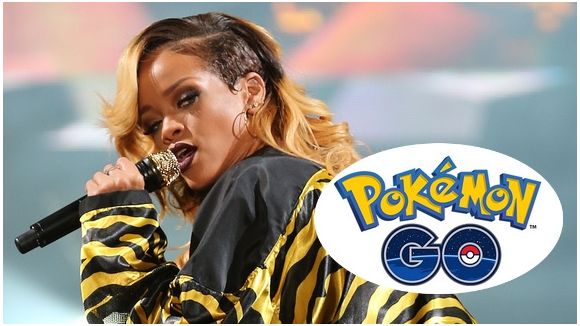 Rihanna s'en prend à Pokemon Go en live