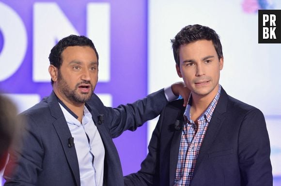 Bertrand Chameroy et Cyril Hanouna lors de l'enregistrement de 'Touche Pas A Mon Poste' le 11 novembre 2013 à Paris, France. Photo by Max Colin/ABACAPRESS.COM