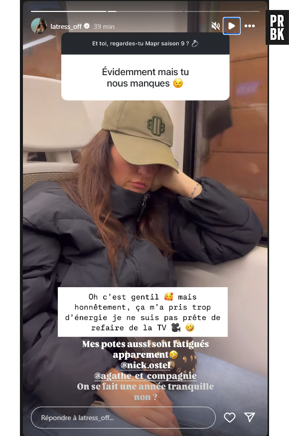 Tracy ne compte pas refaire de télé de sitôt !