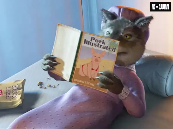 La blague Pork Illustrated dans Shrek 2
