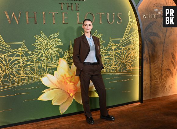 Charlotte Le Bon à la première de la saison 3 de la série originale HBO « The White Lotus », qui s'est tenue au Paramount Theater le 10 février 2025 à Los Angeles.