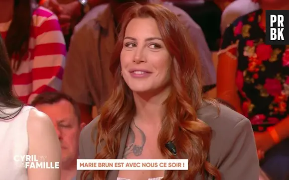 Marie de "Mariés au premier regard" sur le plateau de "TBT9" sur W9.