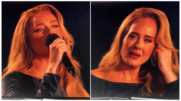 Adele fond en larmes en plein concert