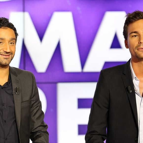 Exclusif - Cyril Hanouna et Bertrand Chameroy - Conference de presse rentrée D8 et D17 "Touche Pas a Ma Rentrée", le 29 aout 2013.
