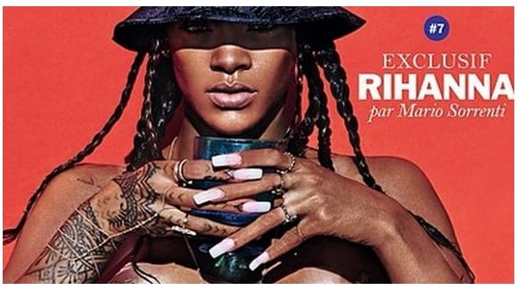 Rihanna nue en couverture de "Lui"