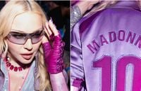 Madonna vend un maillot de foot à son effigie.