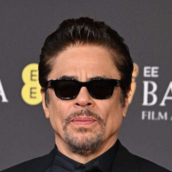 Benicio del Toro lors de la 79e cérémonie des EE BAFTA British Academy Film Awards qui s'est tenue le 22 février 2026 au Royal Festival Hall de Londres, Angleterre, Royaume-Uni.