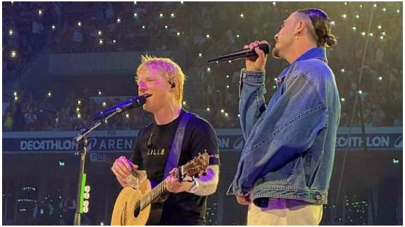 Ed Sheeran en duo avec Pierre Garnier : regardez