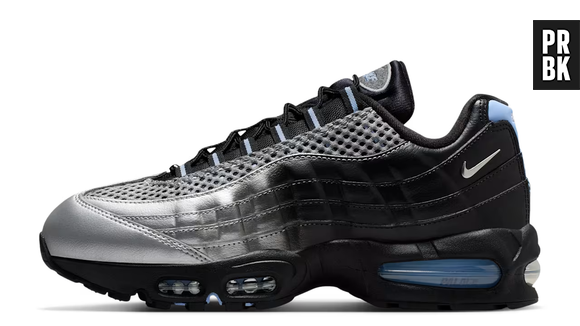 Nike Air Max 95 Big Bubble x Palace Metallic Silver and Aluminum