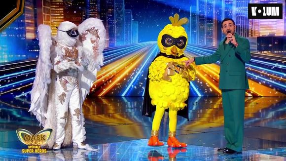 Le Poussin et la Chouette dans Mask Singer le 12 juin 2026 sur TF1.