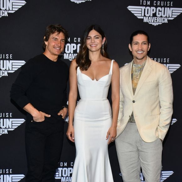 Tom Cruise, Monica Barbaro et Dany Ramirez - Avant-première du film "Top Gun Maverick" a Mexico City le 6 mai 2022
