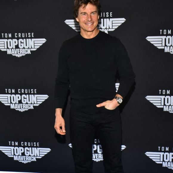 Tom Cruise à l'avant-première du film "Top Gun Maverick" a Mexico City.