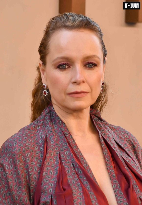 NEW YORK, NY - JULY 14: Samantha Morton at the Premiere of The Odyssey on July 14, 2026 at AMC Lincoln Square in New York City.