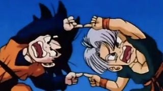 Ce n'est pas canon, mais cette fusion rocambolesque de Goten et Trunks est l'un des moments les plus drôles de Dragon Ball