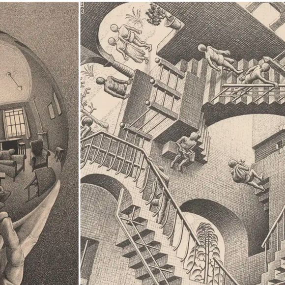 Les deux oeuvres phares de M.C. Escher