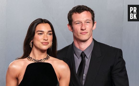 Dua Lipa et Callum Turner à la soirée Vanity Fair Oscar Party 2026.