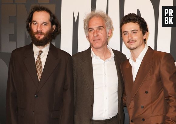 Josh Safdie, Ronald Bronstein et Timothée Chalamet - Avant-première du film "Marty Supreme" au Grand Rex à Paris le 3 février 2026. © Coadic Guirec/Bestimage