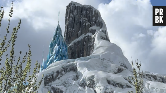 La Montagne du Nord d'Arendelle dans le land de La Reine des Neiges à Disneyland Paris