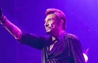 Johnny Hallyday en concert à New York en 2012.