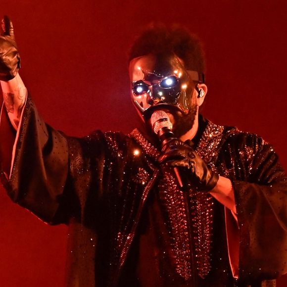 The Weeknd en concert à Miami en 2025.