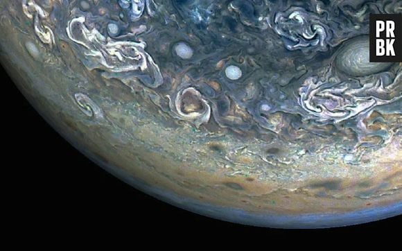 Une image hallucianante capturée à la surface de Jupiter