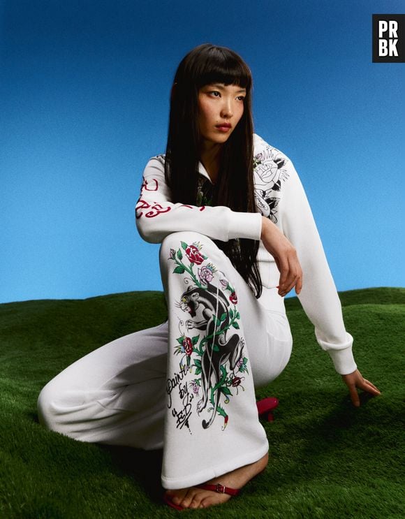 Bershka x Ed Hardy : le survêtement blanc très cool