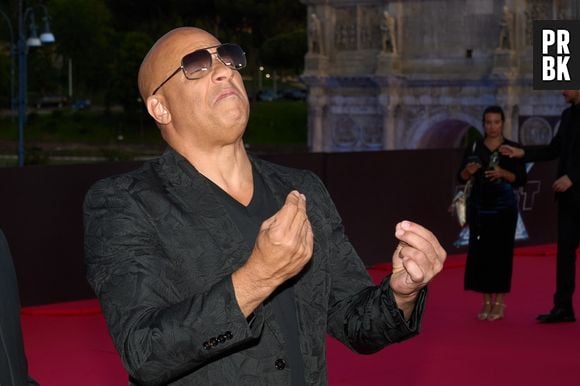 Vin Diesel à la première du film "Fast & Furious X" à Rome, le 12 mai 2023.