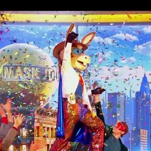 L'Âne le 12 juin sur le plateau de Mask Singer.