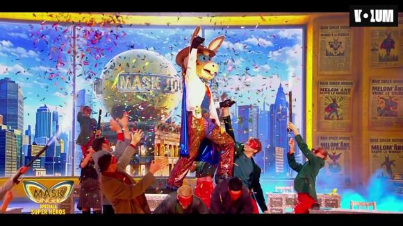 L'Âne le 12 juin sur le plateau de Mask Singer.